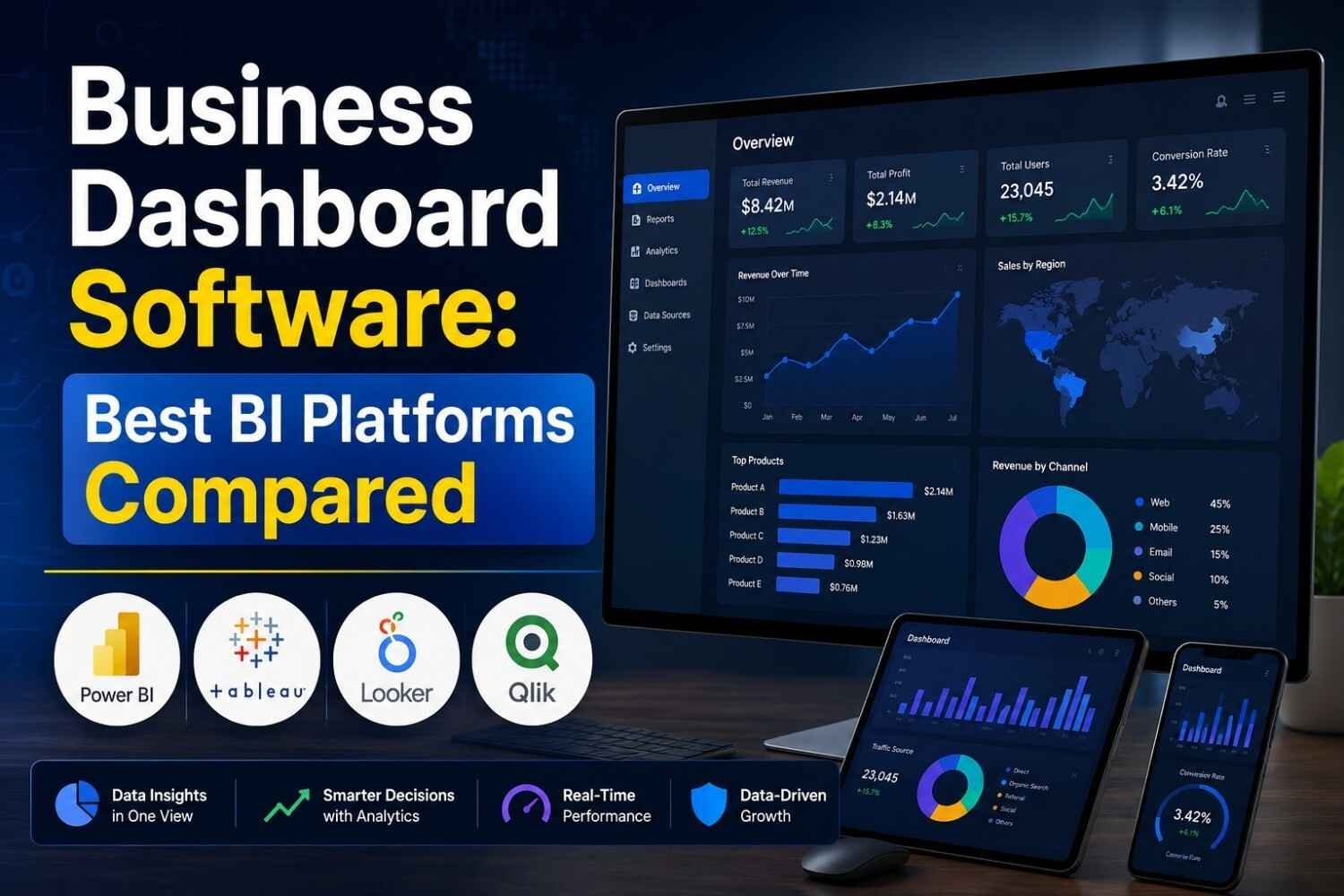 Business Dashboard Software: Best BI Platforms Compared (2026 Guide)